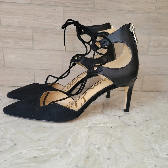 Sam Edelman  Taylor Lace Up Heels - Picture 6 of 10
